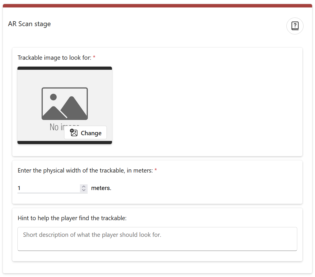 AR Scan Stage AR Scan Stage